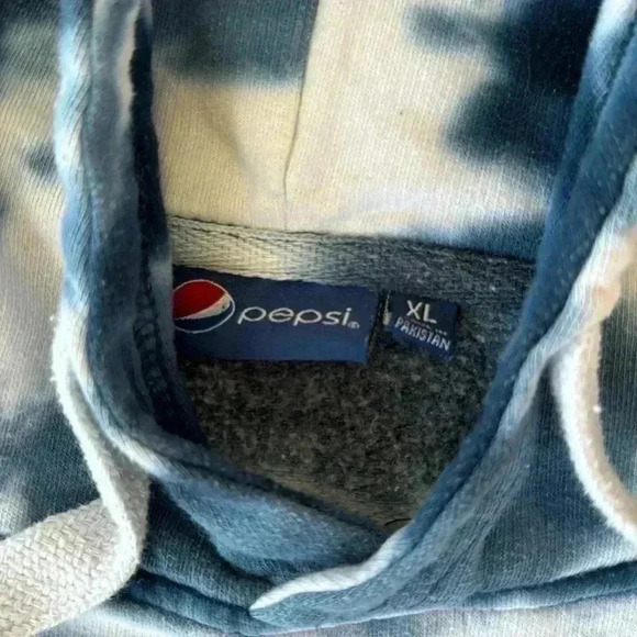 Pepsi tie dye sweatshirt.  Hoodie.  Women’s size XL. - Picture 3 of 3